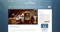 Desktop Screenshot of hotelcolomers.com